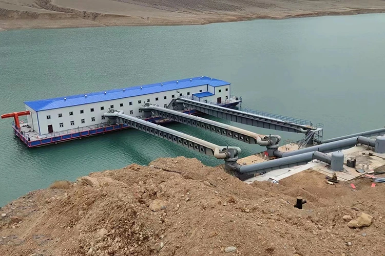 Waters with Complex Terrain Pumping Station