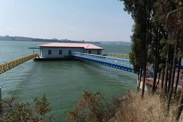 Waters with Complex Terrain Pumping Station