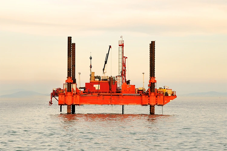 Plataforma de trabajo con gato