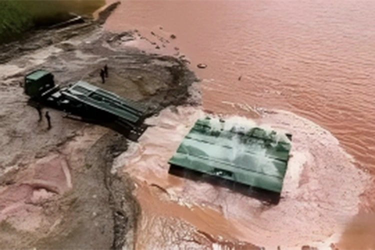 Puente rápidamente colocado