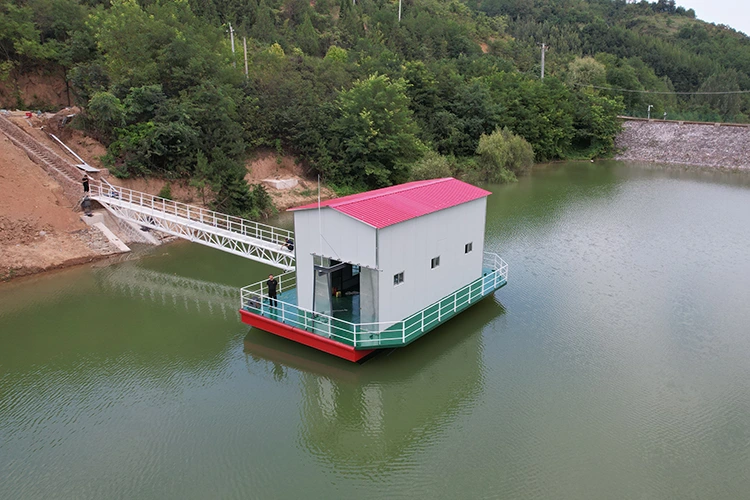 Estación de bombeo de toma de agua de embalse